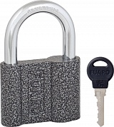 Замок навесной FUARO PL-4080 (80 мм) 3 "англ." кл. БЛИСТЕР